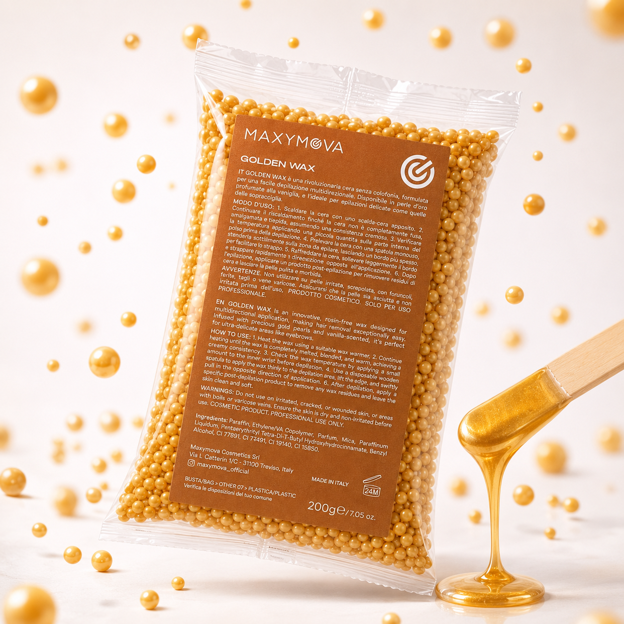Cera depilatoria facial GOLDEN WAX Maxymova 200 gr