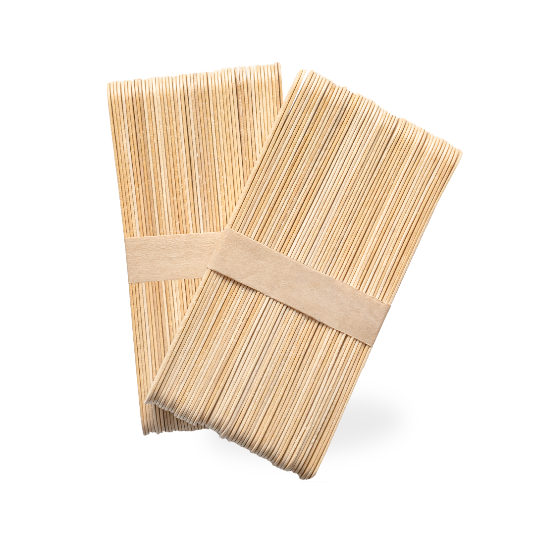 Espátulas para depilación STALEKS EXPERT nº3 madera natural 100 unidades