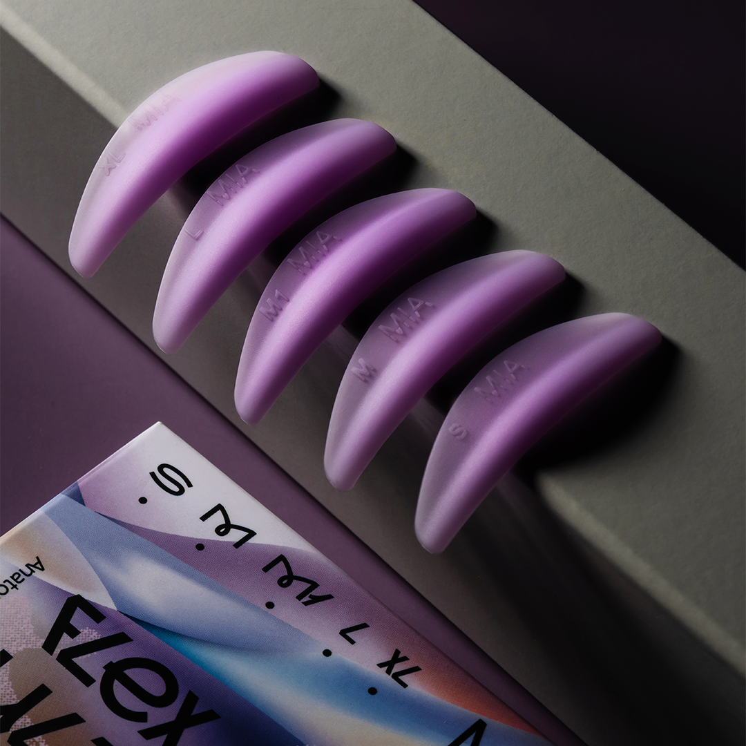 Set de moldes de silicona de platino FLEX ULTRA para lifting de pestañas Mia Pro Lashes