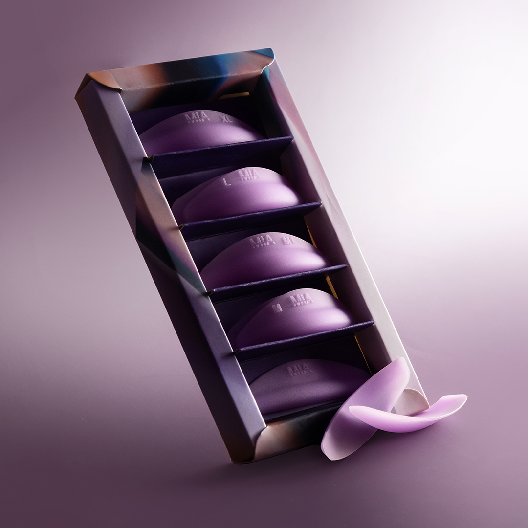 Set de moldes de silicona de platino FLEX ULTRA para lifting de pestañas Mia Pro Lashes
