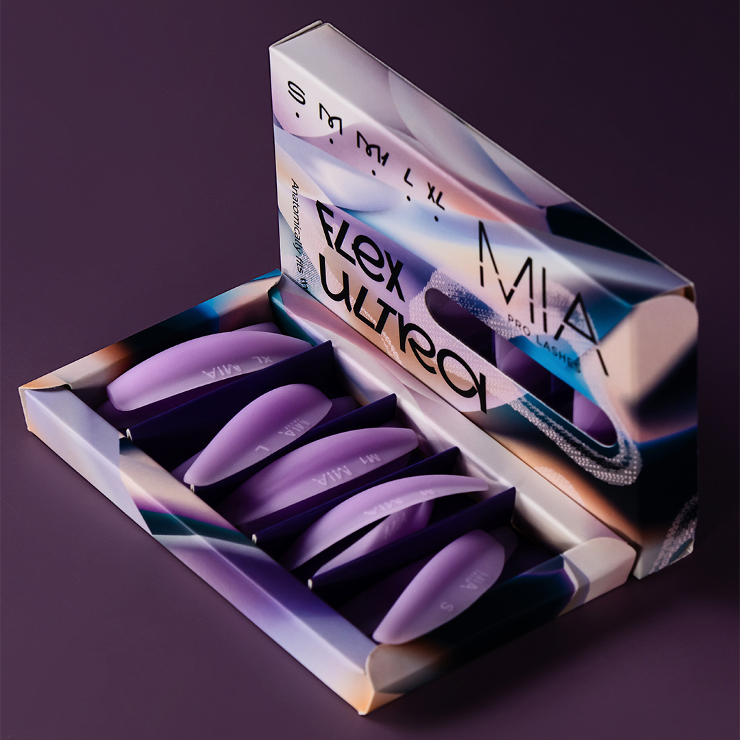 Set de moldes de silicona de platino FLEX ULTRA para lifting de pestañas Mia Pro Lashes