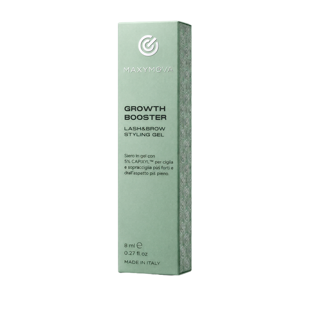 Sérum gel GROWTH BOOSTER para pestañas y cejas con 5% Capixyl™ Maxymova 8 ml