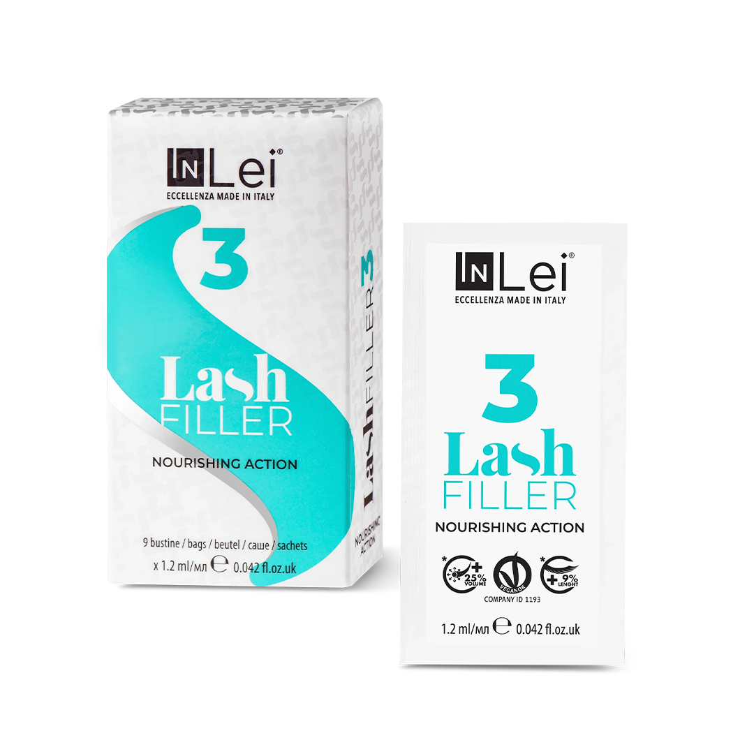 Step 3 sérum nutritivo lifting de pestañas LASH FILLER 25.9 InLei® monodosis 9 x 1,2 ml