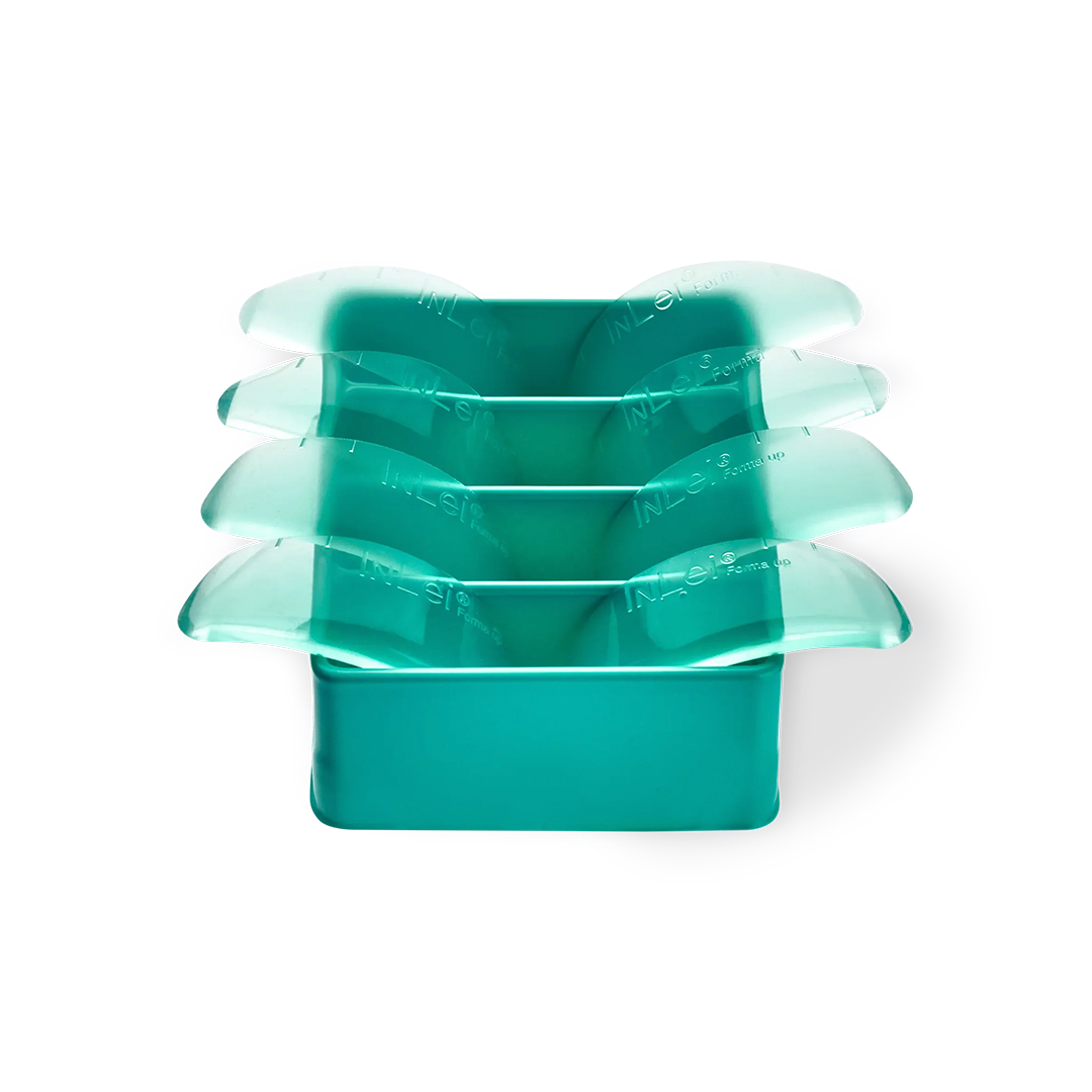 Set de moldes de silicona de platino FORMA + FORMA UP InLei® para lifting de pestañas