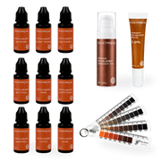 KIT MAXYMOVA Colorimetría Cejas 9 Tintes + Oxidantes + Regla