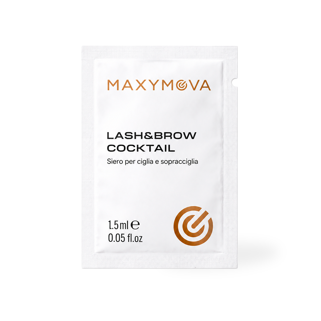 Sérum finalizador LASH & BROW COCKTAIL monodosis para pestañas y cejas  Maxymova 1,5 ml