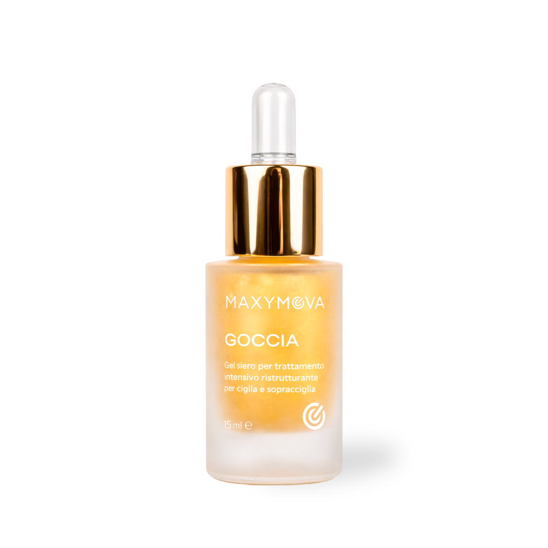 Sérum gel GOCCIA para pestañas y cejas Maxymova 15 ml