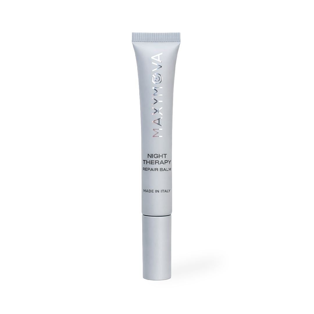 Bálsamo reparador NIGHT THERAPY para pestañas y cejas Maxymova 8 ml