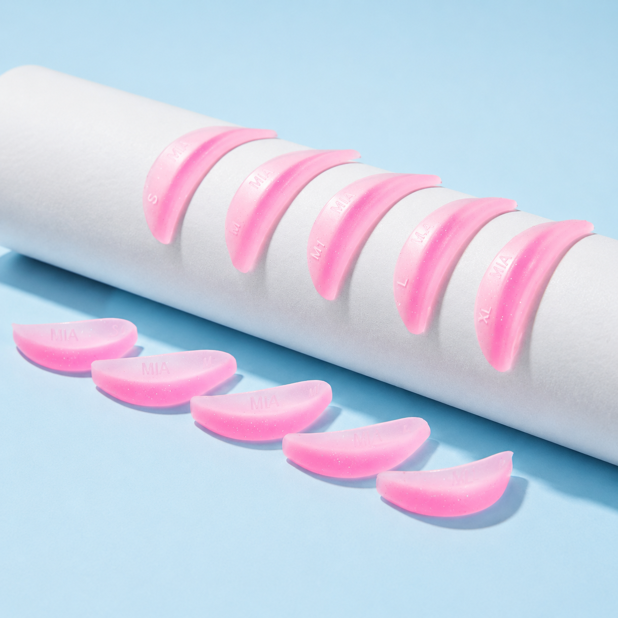Moldes de silicona de platino FLEX HARD por tallas para lifting de pestañas Mia Pro Lashes