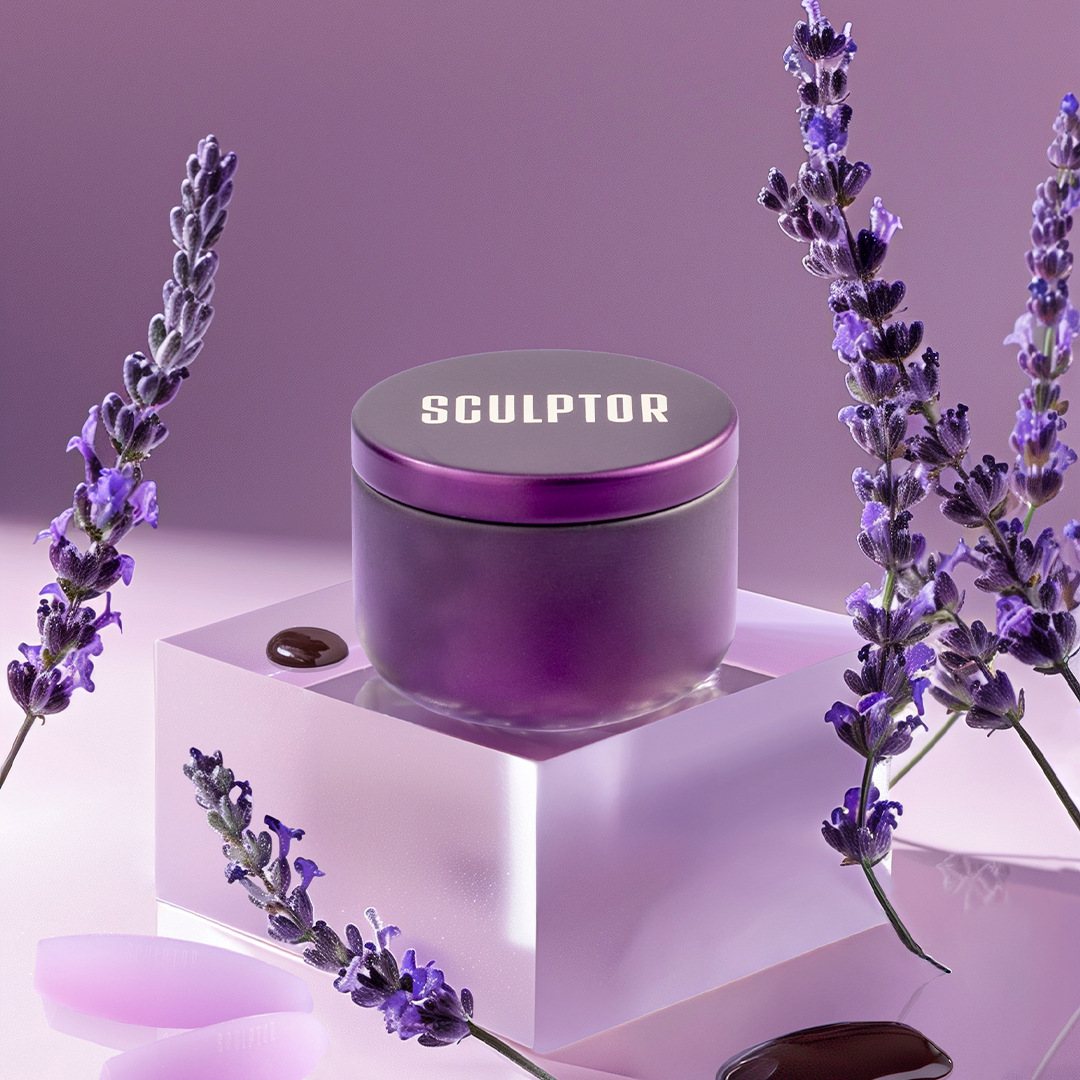 Set de moldes de silicona de platino OPEN LOOK Lavender Sculptor para lifting de pestañas