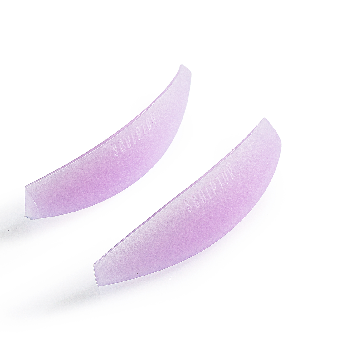 Set de moldes de silicona de platino OPEN LOOK Lavender Sculptor para lifting de pestañas